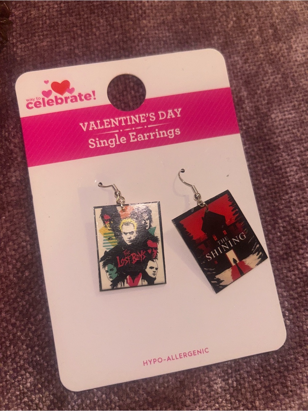 Lost boys and the shining Movie Poster Single Earrings